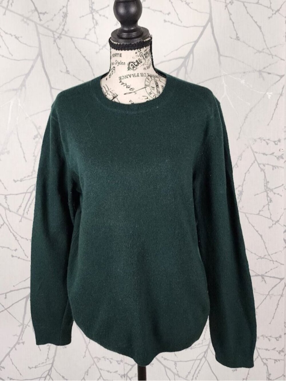 Colorful Standard Forest Green Recycled Merino Wool Crewneck Sweater